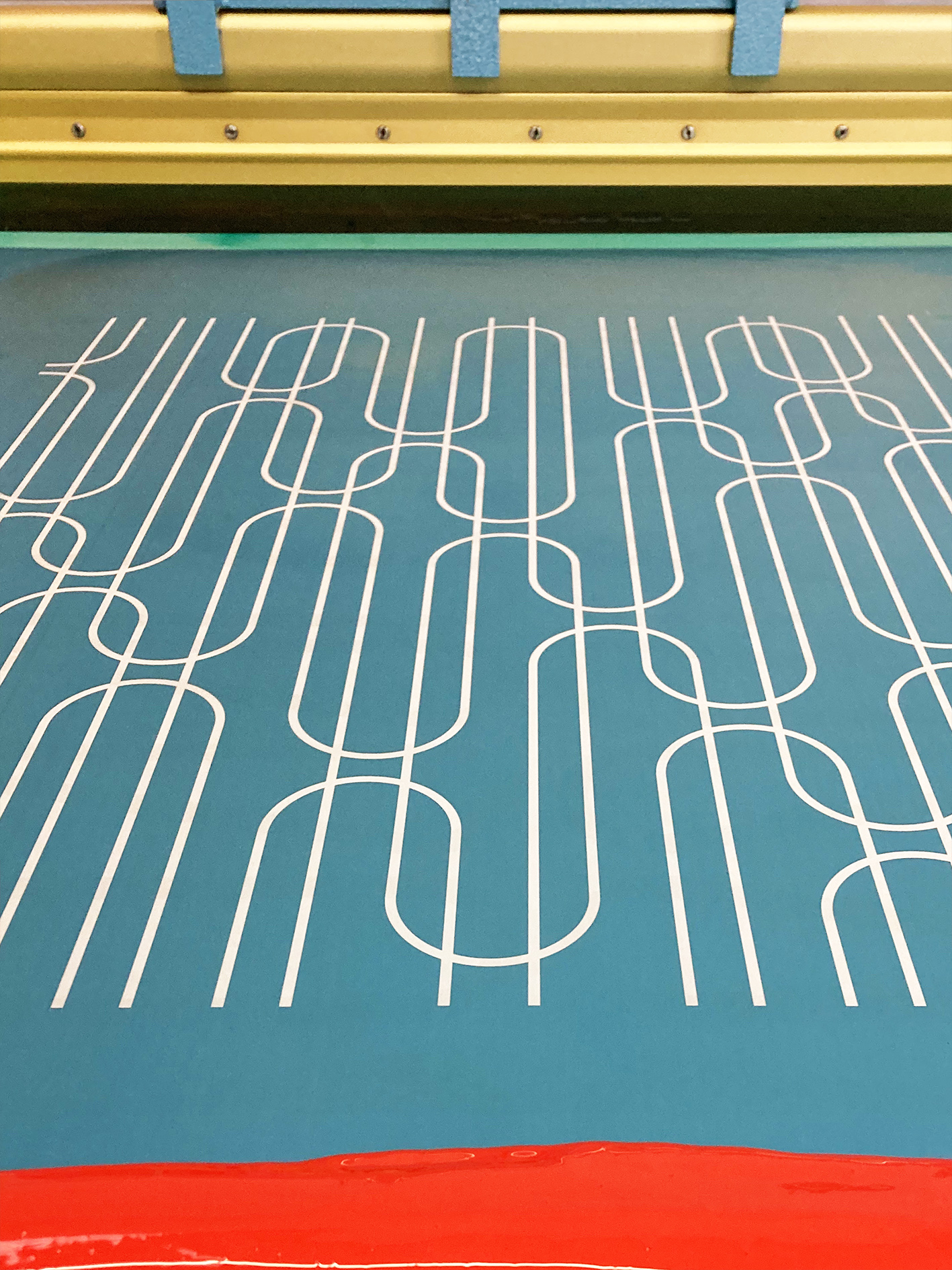 Jan van der ploeg - Symetria art editions - untitled - red & white 2021