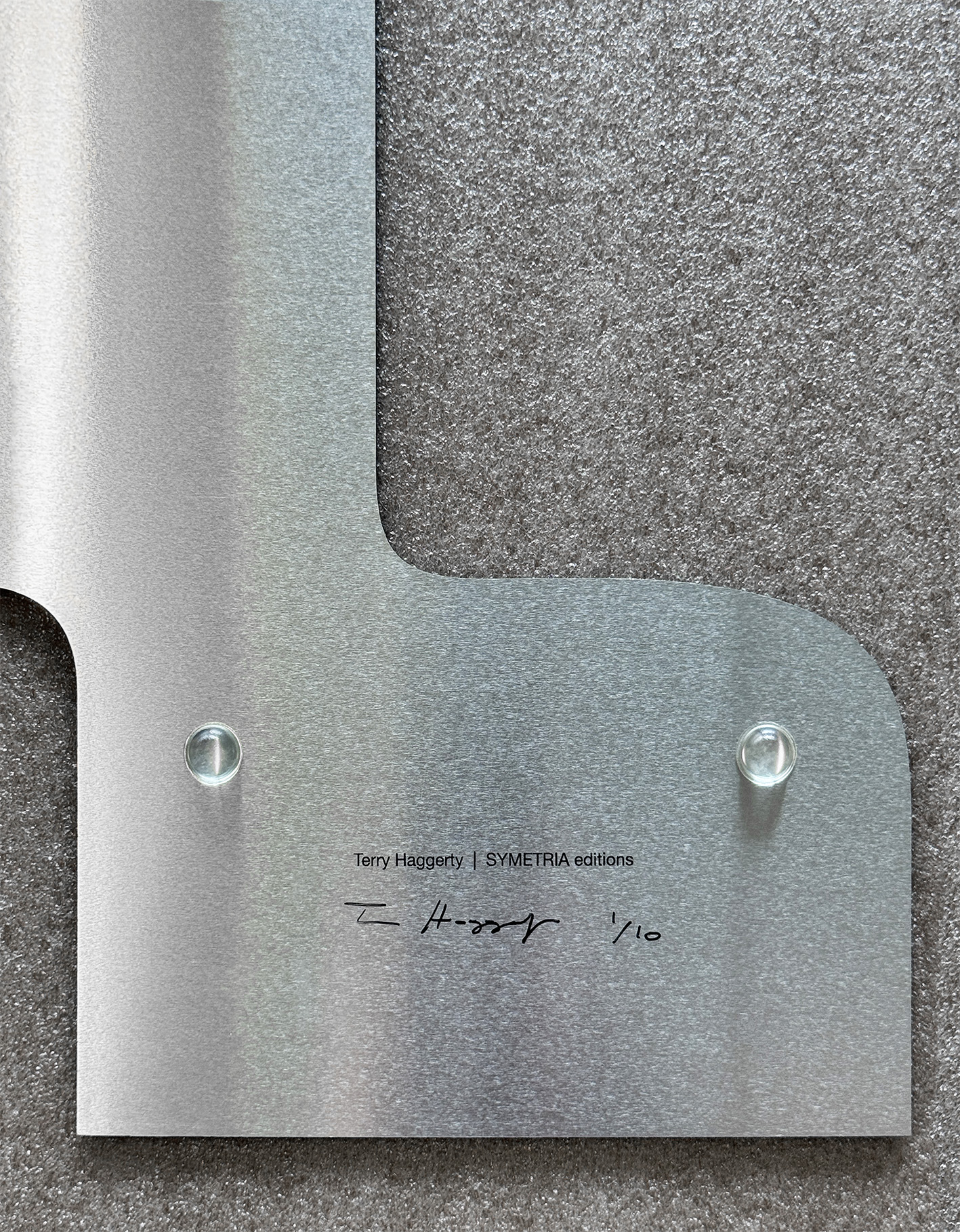 Terry Haggerty Push-Pull - SYMETRIA - Green/Silver