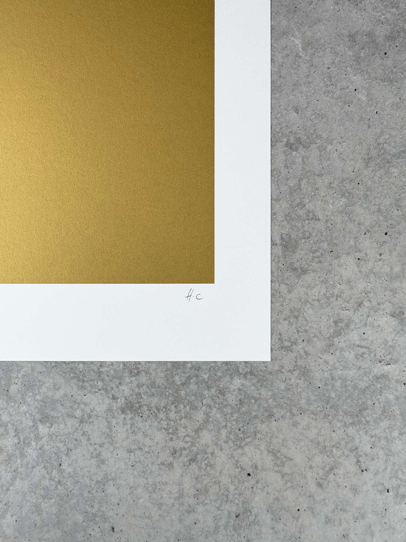 Henry Codax SYMETRIA editions Untitled Gold