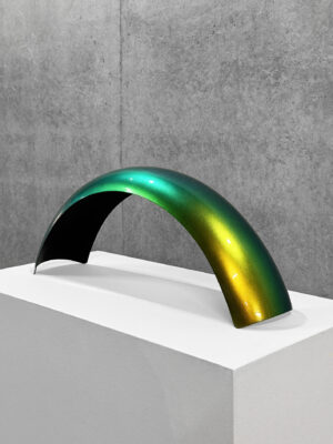Olivier Mosset - SYMETRIA art editions - Untitled - fender sculpture chameleon - 2025