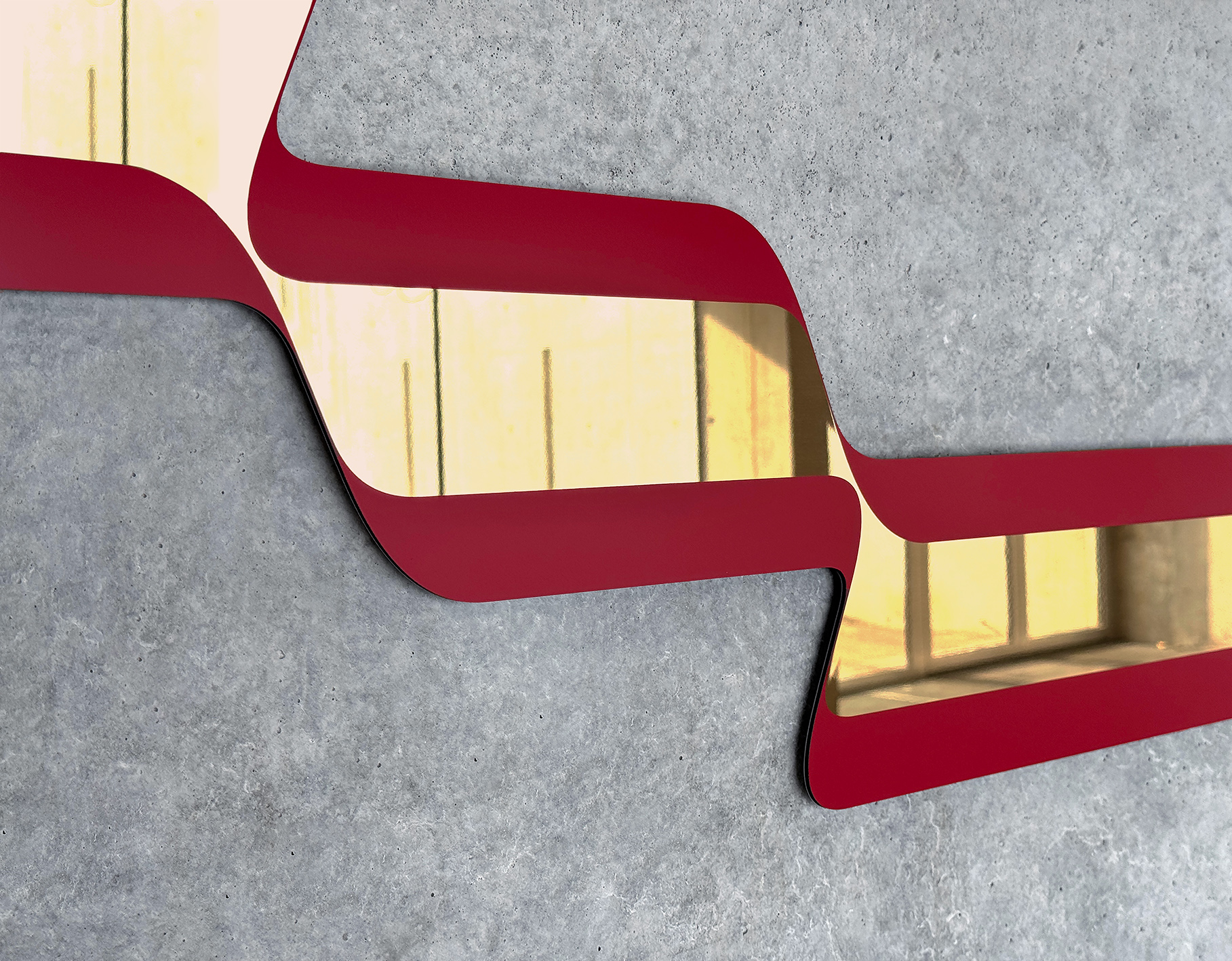 Terry Haggerty Push-Pull - SYMETRIA - Red/Gold