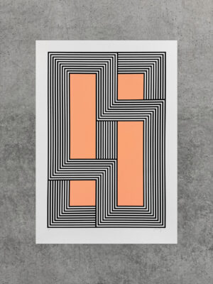 Jan van der Ploeg - SYMETRIA art editions - Untitled - 2024 - Orange / black & white