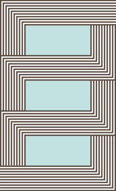 Jan van der Ploeg - SYMETRIA art editions - Untitled - light blue & brown